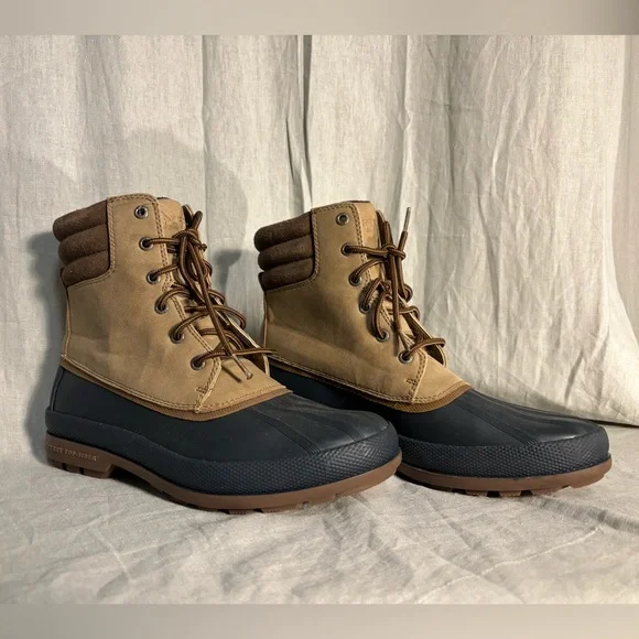 SPERRY Men’s Cold Bay Duck Boots in Tan Brown & Navy ❄️ NEW ❄️Waterproof Amazon.com | Sperry Mens Cold Bay Boot Boots, Tan/Brown, 7  main image 4